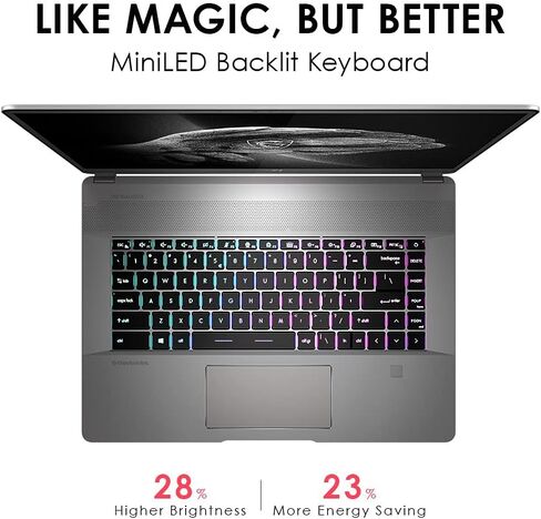 كمبيوتر محمول MSI Creator Z16 الاحترافي: شاشة لمس 16 بوصة QHD+ 16:10 120 هرتز، Intel Core i9-11900H، NVIDIA GeForce RTX 3060، ذاكرة وصول عشوائي 32 جيجابايت، 2 تيرابايت NVME SSD، Thunderbolt 4، Win10 PRO، رمادي لونار (A11UET-043) in Saudi Arabia