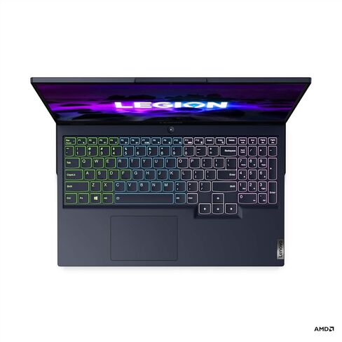 Lenovo Legion 5 15ARH7H, Gaming Notebook, 15.6" 165 Hz IPS， AMD Ryzen 7 6800H (3.20GHz), NVIDIA GeForce RTX 3060 Laptop GPU, RAM 16 GB DDR5 Storage 1TB PCIe SSD, Wi-Fi 6E, Storm Grey, W/GaLiMu in Saudi Arabia