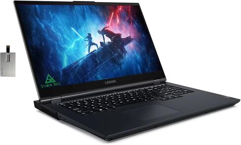 Lenovo 2022 Legion 5 15.6" 120Hz Gaming Laptop, AMD Ryzen 5 5600H, 64GB RAM, 2TB PCIe SSD, NVIDIA GeForce RTX 3050Ti, Backlit Keyboard, Phantom Blue, Windows 11, 32GB SnowBell USB Card in Saudi Arabia