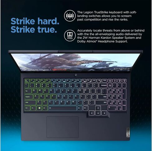 Lenovo 2022 Legion 5 15.6" 120Hz Gaming Laptop, AMD Ryzen 5 5600H, 64GB RAM, 2TB PCIe SSD, NVIDIA GeForce RTX 3050Ti, Backlit Keyboard, Phantom Blue, Windows 11, 32GB SnowBell USB Card in Saudi Arabia