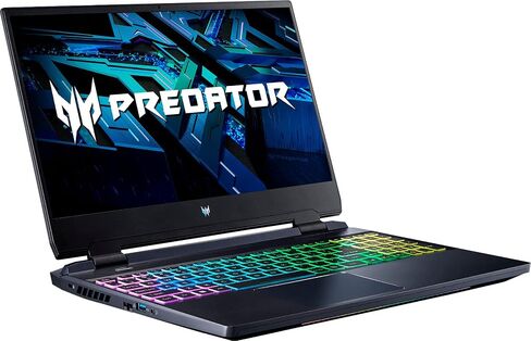 ايسر لابتوب بريداتور هيليوس 300 PH315-55-70ZV (2022) | انتل i7-12700H | انفيديا جيفورس RTX 3060 GPU | شاشة IPS FHD 15.6 انش 165Hz 300 نيت | 16GB DDR5 RAM | 512GB SSD | واي فاي كيلر 6E in Saudi Arabia