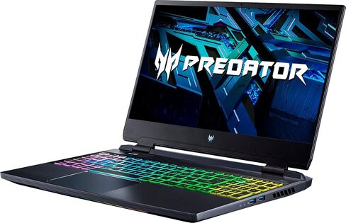 ايسر لابتوب بريداتور هيليوس 300 PH315-55-70ZV (2022) | انتل i7-12700H | انفيديا جيفورس RTX 3060 GPU | شاشة IPS FHD 15.6 انش 165Hz 300 نيت | 16GB DDR5 RAM | 512GB SSD | واي فاي كيلر 6E in Saudi Arabia