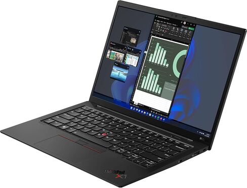 Lenovo Latest ThinkPad X1 Carbon Gen 10, Intel i7-1280P vPro(14 Cores), 14" 4K (3840 x 2400) IPS, Anti-Glare, Touch, 32GB DDR5, 2TB SSD, 4G WWAN, Nano SIM Card, 1080p Camera, Win 11 Pro - Carbon Fiber in Kuwait