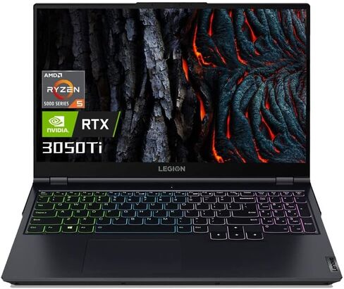 كمبيوتر محمول للألعاب Lenovo 2022 Legion 5 15، شاشة 15.6 بوصة FHD IPS، NVIDIA GeForce RTX 3050Ti، AMD Ryzen 5 5600H، Windows 11H، Phantom Blue، مع لوحة ماوس (ذاكرة الوصول العشوائي 16 جيجابايت | 1 تيرابايت PCIe SSD) in Kuwait