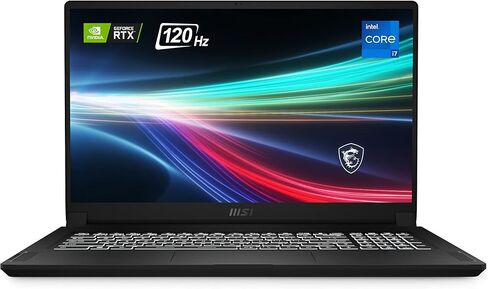 كمبيوتر محمول MSI Creator 17 الاحترافي: شاشة 17.3 بوصة 4K UHD HDR 1000 Mini LED، Intel Core i7-10875H، GeForce RTX 2070 SUPER، ذاكرة وصول عشوائي 32 جيجابايت، 1 تيرابايت NVMe SSD، Thunderbolt 3، 100% Adobe RGB، Win10 PRO (ASFS-254) in Saudi Arabia