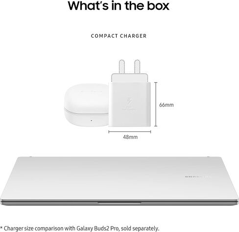 SAMSUNG 15.6" Galaxy Book3 Laptop Computer, 13th Gen Intel Core i7-1355U Processor / 16 GB / 512GB, Thin and Light, FHD Screen, Fingerprint Reader, HD Webcam, 2023 Model, NP750XFG-KB2US, Silver in Saudi Arabia