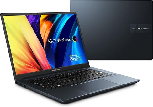 كمبيوتر محمول ASUS VivoBook Pro 14 OLED رفيع، شاشة 14 بوصة WQXGA+ 16:10 OLED، وحدة المعالجة المركزية AMD Ryzen 7 5800H، NVIDIA GeForce RTX 3050، ذاكرة الوصول العشوائي 16 جيجابايت، 1 تيرابايت SSD، Windows 11 Pro، أزرق هادئ، M3401QC-EB74 in Saudi Arabia