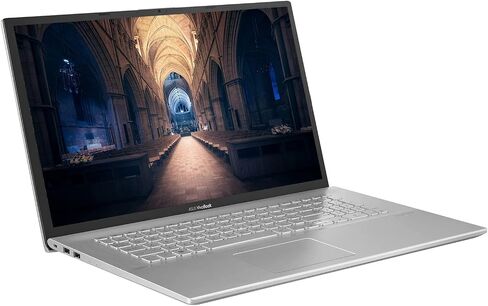 ASUS Vivobook Laptop, 17.3" HD+ (1600x900) Display, Intel Core i5-1035G1 Processor, 12GB RAM, 256GB PCIe SSD, Webcam, HDMI, SD Card Reader, Wi-Fi, Windows 11 Home, Silver in Saudi Arabia