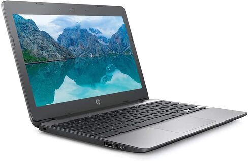 HP 11 بوصة HD IPS Chromebook، معالج Intel Celeron يصل إلى 2.40 جيجا هرتز، ذاكرة الوصول العشوائي 2 جيجا، 64 جيجا MicroSD، واي فاي فائق السرعة، HDMI، نظام تشغيل Chrome (متجدد) in Kuwait
