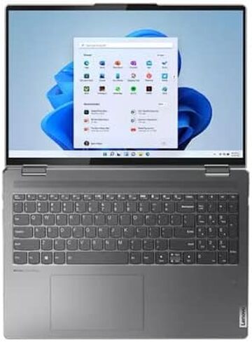 لينوفو لابتوب يوجا 7i بشاشة لمس 16 انش (2560x1600) 2 في 1 - انتل ايفو كور i7-1260P - ذاكرة LPDDR5 16GB - 512GB PCie الجيل الرابع SSD - رمادي اركتيك in Saudi Arabia