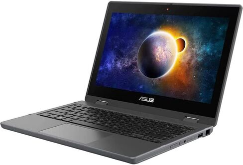 ASUS 2022 11.6" HD Business Laptop, Intel Celeron N4500 Processor, 4GB RAM, 64GB eMMC , Webcam, Intel HD Graphics 500, Bluetooth, Windows 10 Pro, Dark Grey, 32GB SnowBell USB Card in Saudi Arabia