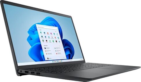 Dell 2023 Newest Inspiron Laptop, 15.6 Inch Display, AMD Ryzen 5 3450U Processor, 16GB RAM, 1TB SSD, AMD Radeon Vega 8 Graphics, Wi-Fi, Webcam, Windows 11 Home in S Mode, Bundle with JAWFOAL in Saudi Arabia