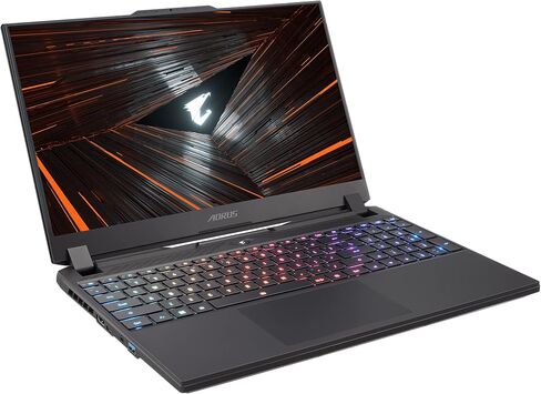 GIGABYTE AORUS 15 XE4 15.6" QHD 165Hz Gaming Notebook Computer, Intel Core i7-12700H 2.3GHz, 16GB RAM, 1TB SSD, NVIDIA GeForce RTX 3070 Ti 8GB, Windows 11 Home, Black in Saudi Arabia