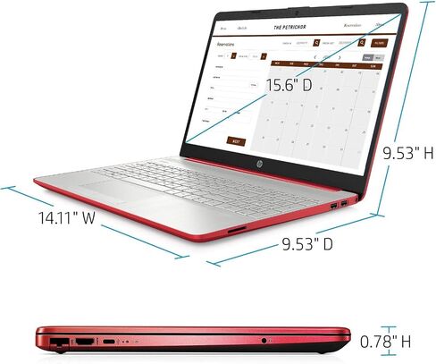 كمبيوتر محمول HP Newest Pavilion مقاس 15.6 بوصة عالي الدقة، ومعالج Intel Pentium رباعي النواة، وذاكرة وصول عشوائي سعتها 16 جيجابايت، و1 تيرابايت SSD، وعمر بطارية 11 ساعة، وOffice 365 لمدة عام واحد، ورسومات Intel UHD، وكاميرا ويب عالية الدقة، وبلوتوث، وواي in Kuwait