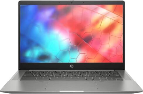كروم بوك 2022 HP 14 انش IPS FHD، معالج رايزن 3 حتى 3.45GHz، 4GB RAM، 128GB SSD، انتل 4K جرافيكس، واي فاي فائق السرعة، نظام تشغيل كروم، رمادي ديل (مجدد) (رمادي دايل) in Kuwait