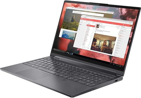 Lenovo Yoga 9 2-in-1 Laptop, 15.6" Full HD Touchscreen, Intel Core i7-10750H Processor, NVIDIA GeForce GTX 1650 Ti, 12GB RAM, 1TB SSD, Backlit Keyboard, Wi-Fi 6, Fingerprint Reader, Windows 11 Home in Saudi Arabia