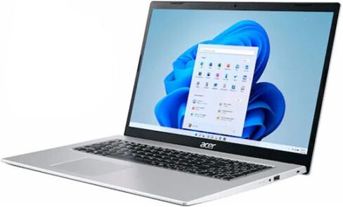 Acer Aspire 3 Laptop, 17.3 Inch HD+ Display, 11th Gen Intel Core i3-1115G4, 12GB RAM, 512GB SSD, Intel UHD Graphics, Bluetooth 5.0, Windows 11 Home, Bundle with JAWFOAL in Saudi Arabia