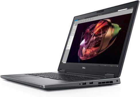 Dell Precision M7730 Laptop, 17.3" FHD (1920x1080) Non-Touch, Intel Core 8th Gen i7-8850H, 32GB (2x16GB) RAM, 1 TB SSD, NVIDIA Quadro P3200, Windows 10 Pro (Renewed) in Kuwait