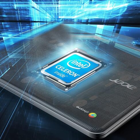 كمبيوتر محمول Acer Chromebook 512، شاشة HD 12 بوصة، معالج Intel ثنائي النواة، ذاكرة الوصول العشوائي DDR4 سعة 4 جيجابايت، eMMC سعة 32 جيجابايت، WiFi 5، نظام تشغيل Chrome، حزمة مع JAWFOAL in Saudi Arabia