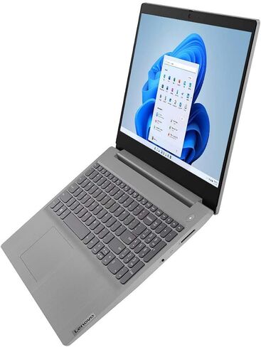 لينوفو لابتوب ايديا باد 3 بشاشة 15.6 انش FHD ومعالج انتل بنتيوم سيلفر N5030 رباعي النواة وذاكرة RAM 4GB وSSD 128GB وكاميرا ويب وواي فاي وويندوز 11 هوم واشتراك اوفيس 365 لمدة عام in Kuwait
