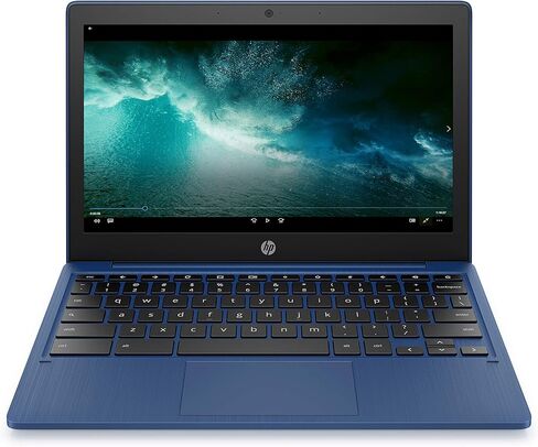 HP لابتوب كروم بوك 11 انش - عمر بطارية يصل الى 15 ساعة - ميديا تيك - MT8183 - ذاكرة رام 4 جيجا - ذاكرة اي ام ام سي 32 جيجا - شاشة HD 11.6 انش - مع نظام تشغيل كروم - (11a-na0021nr، موديل 2020، ابيض in Kuwait