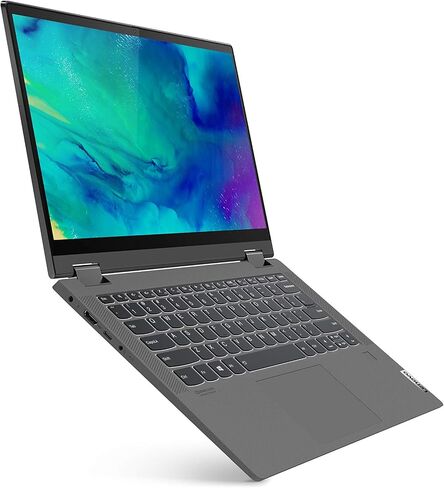 لينوفو فليكس 5i - شاشة لمس FHD 14 انش - انتل كور i7-1165G7 - ذاكرة RAM DDR4 12GB - 512GB M.2 NVMe SSD - بطاقة رسومات انتل ايريس Xe - ويندوز 11 هوم - رمادي جرافيت in Kuwait