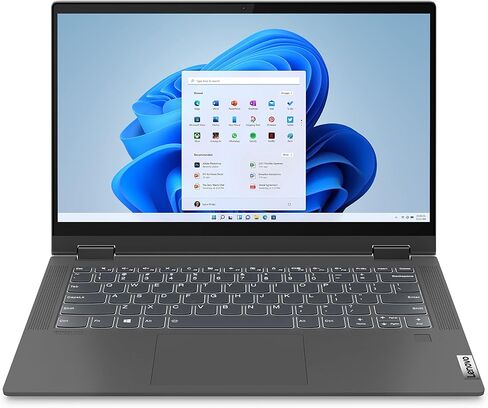 لينوفو فليكس 5i - شاشة لمس FHD 14 انش - انتل كور i7-1165G7 - ذاكرة RAM DDR4 12GB - 512GB M.2 NVMe SSD - بطاقة رسومات انتل ايريس Xe - ويندوز 11 هوم - رمادي جرافيت in Kuwait