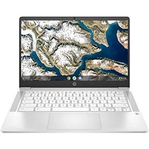 HP Chromebook - 14a-na0022od 14 بوصة Intel Pentium Silver N5030 1.1 جيجا هرتز Intel UHD Graphics 605 4 جيجا بايت رام 64 جيجا بايت eMMC Chrome OS BT كاميرا ويب بيضاء سيراميك (متجدد) in Kuwait