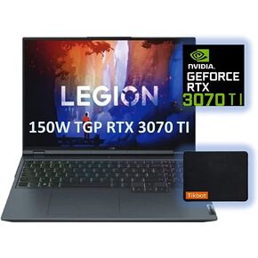 Lenovo Legion 5 Pro 16 بوصة 165 هرتز QHD 500 نيت، كمبيوتر محمول للألعاب، AMD Ryzen 9-6900HX، 32 جيجابايت DDR5 RAM 1 تيرابايت SSD، RTX 3070 Ti 8 جيجابايت GDDR6 TGP 150W، مع لوحة ماوس in Saudi Arabia