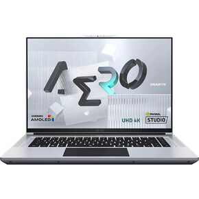 جيجابايت لابتوب ايرو 16 YE5: شاشة 16 انش 4K/UHD+ سامسونج AMOLED، انتل كور i9-12900H، انفيديا جيفورس RTX 3080 Ti وحدة معالجة الرسومات الجرافيكية 16GB GDDR6، 32GB DDR5 RAM، 2TB SSD، ويندوز 11 برو (ايرو in Kuwait