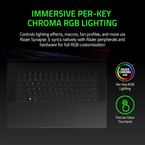 كمبيوتر محمول للألعاب Razer Blade 15 Base 2020: Intel Core i7-10750H 6-Core، NVIDIA GeForce GTX 1660 Ti، 15.6 بوصة FHD 1080p 120 هرتز، 16 جيجابايت ذاكرة وصول عشوائي، 256 جيجابايت SSD، ألومنيوم CNC، إضاءة Chroma RGB، أسود، Windows 10 Home in Kuwait