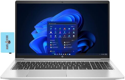 HP ProBook 450 G9 15.6 بوصة FHD IPS Business 2 في 1 كمبيوتر محمول (Intel i7-1255U 10-Core 1.70 جيجا هرتز، 32 جيجا رام، 2 تيرابايت PCIe SSD، Intel Iris Xe، Backlit KYB، WiFi 6، BT 5.2، RJ-45، Win 11 Pro) مع Dockztorm Hub in Saudi Arabia