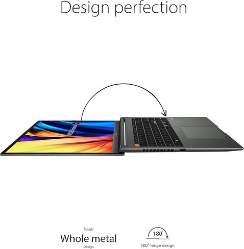 ASUS VivoBook S 16X Slim Laptop, 16" WUXGA (1920 x 1200) 16:10 Display, Intel Core i5-12500H CPU, 8GB RAM, 512GB SSD, Windows 11 Home, Midnight Black, S5602ZA-DB51 in Saudi Arabia