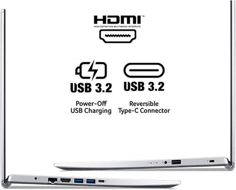 Acer Aspire 5 A517-52-713G, 17.3" Full HD IPS Display, 11th Gen Intel Core i7-1165G7, Intel Iris Xe Graphics, 16GB DDR4, 512GB NVMe SSD, WiFi 6, Fingerprint Reader, Backlit Keyboard in Saudi Arabia