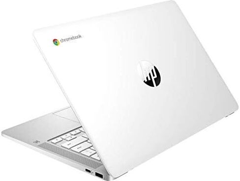 HP Chromebook - 14a-na0022od 14 بوصة Intel Pentium Silver N5030 1.1 جيجا هرتز Intel UHD Graphics 605 4 جيجا بايت رام 64 جيجا بايت eMMC Chrome OS BT كاميرا ويب بيضاء سيراميك (متجدد) in Kuwait
