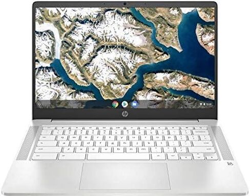 HP Chromebook - 14a-na0022od 14 بوصة Intel Pentium Silver N5030 1.1 جيجا هرتز Intel UHD Graphics 605 4 جيجا بايت رام 64 جيجا بايت eMMC Chrome OS BT كاميرا ويب بيضاء سيراميك (متجدد) in Kuwait