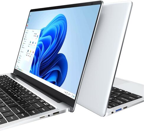 KUU Yepbook 15.6 بوصة كمبيوتر محمول 16 جيجابايت DDR4 RAM 512 جيجابايت SSD، معالج 11th Celeron N5095 مع أجهزة الكمبيوتر المحمولة Windows 11، شاشة FHD 1920x1080، لوحة مفاتيح بإضاءة خلفية، بلوتوث 4.2، كمبيوتر محمول يفتح ببصمة الإصبع in Kuwait