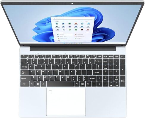 KUU Yepbook 15.6 بوصة كمبيوتر محمول 16 جيجابايت DDR4 RAM 512 جيجابايت SSD، معالج 11th Celeron N5095 مع أجهزة الكمبيوتر المحمولة Windows 11، شاشة FHD 1920x1080، لوحة مفاتيح بإضاءة خلفية، بلوتوث 4.2، كمبيوتر محمول يفتح ببصمة الإصبع in Kuwait
