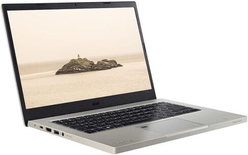 ايسر لابتوب اسباير فيرو 14 انش IPS FHD رفيع 2023، الجيل 12 انتل 10 كور i5-1235U، 16GB DDR4 1TB SSD، ثاندربولت 4، قارئ بصمات الاصابع، كيبورد باضاءة خلفية، ويندوز 11، ملحقات 3 في 1 in Kuwait