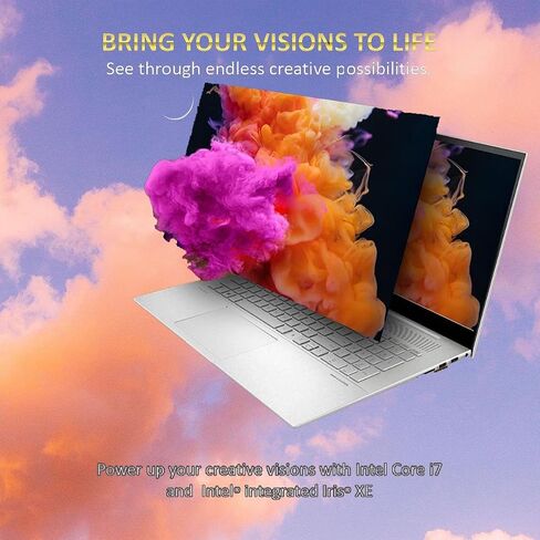 كمبيوتر محمول HP Envy الجيل الثاني عشر Intel i7-1255U 10Core، شاشة لمس 17 بوصة Full HD IPS 300Nits 100% sRGB، لوحة مفاتيح بإضاءة خلفية، Thunderbolt 4 Type-C، Wi-Fi 6E، Windows 11، كابل HDMI (ذاكرة الوصول العشوائي 64 جيجابايت | 1 تيرابايت PCIe SSD) in Saudi Arabia
