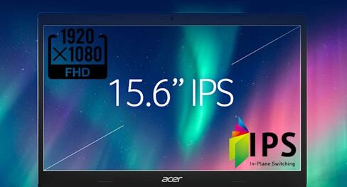 جهاز كمبيوتر محمول Acer Aspire 5 مقاس 15.6 بوصة FHD IPS رفيع وخفيف الوزن، 6 نوى AMD Ryzen 5 5500U AMD Radeon Graphics WiFi 6 لوحة مفاتيح بإضاءة خلفية USB Type-C عمر بطارية يصل إلى 11 ساعة Windows 11 مع لوحة ماوس (ذاكرة الوصول العشوائي 8 جيجابايت | 256 جيج in Saudi Arabia