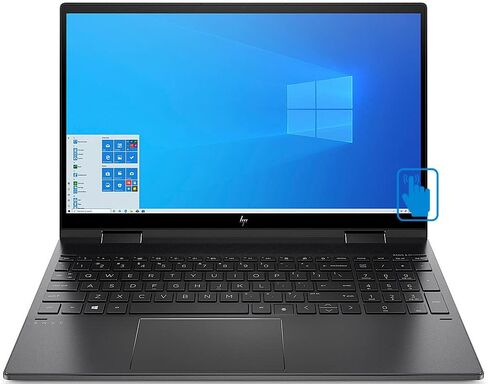 كمبيوتر محمول HP Envy x360 2 في 1، شاشة لمس 15.6 بوصة FHD IPS (Ryzen 5 5500U، ذاكرة الوصول العشوائي 8 جيجابايت، 1 تيرابايت PCIe SSD، بصمة الإصبع، قلم إمالة MPP2.0، مكبرات صوت B&O، KYB بإضاءة خلفية، واي فاي 6، BT 5.2، كاميرا ويب عالية الدقة، Win11H) ث/المح in Saudi Arabia