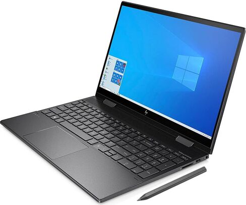 كمبيوتر محمول HP Envy x360 2 في 1، شاشة لمس 15.6 بوصة FHD IPS (Ryzen 5 5500U، ذاكرة الوصول العشوائي 8 جيجابايت، 1 تيرابايت PCIe SSD، بصمة الإصبع، قلم إمالة MPP2.0، مكبرات صوت B&O، KYB بإضاءة خلفية، واي فاي 6، BT 5.2، كاميرا ويب عالية الدقة، Win11H) ث/المح in Saudi Arabia