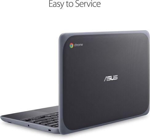 ASUS 2022 أحدث كمبيوتر محمول Chromebook، شاشة 11.6 بوصة عالية الدقة، معالج MediaTek رباعي النواة، ذاكرة الوصول العشوائي 4 جيجابايت، 32 جيجابايت eMMC، بطاقة MicroSD 128 جيجابايت، 180 درجة، رمادي داكن، تعليم، نظام تشغيل Chrome، حزمة مع JAWFOAL in Saudi Arabia