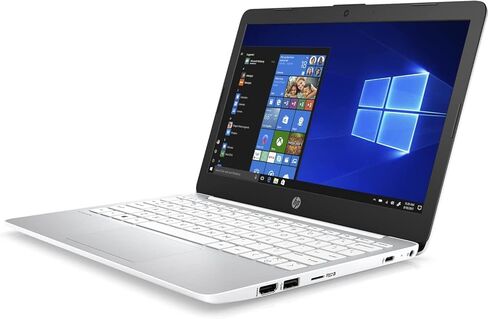HP Stream Laptop 11-AK0040NR 11.6", Intel Celeron N4020, 4 GB RAM, 64 GB Storage, Anti-Glare Display, Windows 11, Long Battery Life, Thin & Portable, Diamond White (Renewed) in Kuwait
