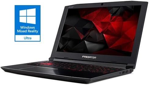 كمبيوتر محمول للألعاب Acer Predator Helios 300، شاشة 15.6 بوصة عالية الدقة IPS، وحدة المعالجة المركزية Intel i7، ذاكرة الوصول العشوائي DDR4 سعة 16 جيجابايت، SSD 256 جيجابايت، GeForce GTX 1060-6 جيجابايت، جاهز للواقع الافتراضي، لوحة مفاتيح بإضاءة خلفية حمر in Saudi Arabia