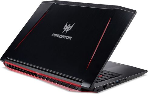 كمبيوتر محمول للألعاب Acer Predator Helios 300، شاشة 15.6 بوصة عالية الدقة IPS، وحدة المعالجة المركزية Intel i7، ذاكرة الوصول العشوائي DDR4 سعة 16 جيجابايت، SSD 256 جيجابايت، GeForce GTX 1060-6 جيجابايت، جاهز للواقع الافتراضي، لوحة مفاتيح بإضاءة خلفية حمر in Saudi Arabia