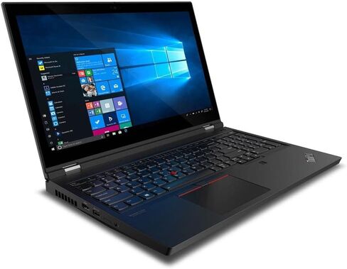 كمبيوتر محمول Lenovo ThinkPad P15 Workstation (Intel i9-10885H 8-Core، ذاكرة الوصول العشوائي 32 جيجابايت، 512 جيجابايت PCIe SSD، Quadro T2000، 15.6 بوصة Full HD (1920x1080)، بصمة الإصبع، WiFi، بلوتوث، كاميرا ويب، Win 11 Pro) مع محور in Saudi Arabia