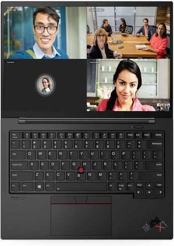 Lenovo ThinkPad X1 Carbon Gen 9 Laptop with Intel i7-1185G7 vPro Processor, 14" WUXGA 100%sRGB Non-Touch Display, 32GB RAM, 1TB SSD, 4G LTE Mobile Broadband WWAN with eSIM, Win11 Pro, and 3YR Warranty in Saudi Arabia