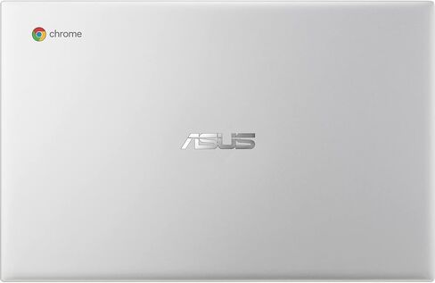 ASUS 2022 14" FHD Chromebook Laptop, Intel Core M3-8100Y Processor, 8GB RAM, 64GB eMMC Flash Memory, Intel HD Graphics, HD Webcam, Chrome OS, Silver, 128GB Snowbell USB Card in Saudi Arabia
